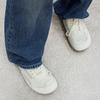 Crooked head drawstring retro moral training shoes casual shoes sports shoes breathable ugly cute little white shoes