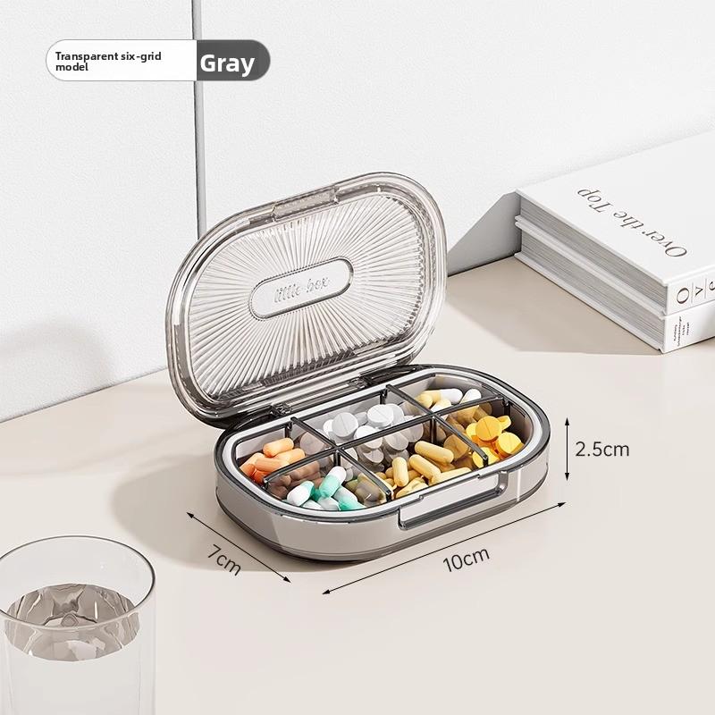Portable Portable Medicine Box Sealed Moisture-proof Medicine Box Mini Travel Medicine Box Small Capacity Medicine Storage Box