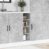 Vidaxl Dolna Szafka Betonowa Szara 20X44,5X81,5 Cm Drewno Klejone
