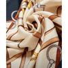 Daks Navy Chain Pearl Point Silk Scarf Dcsc2f011n2