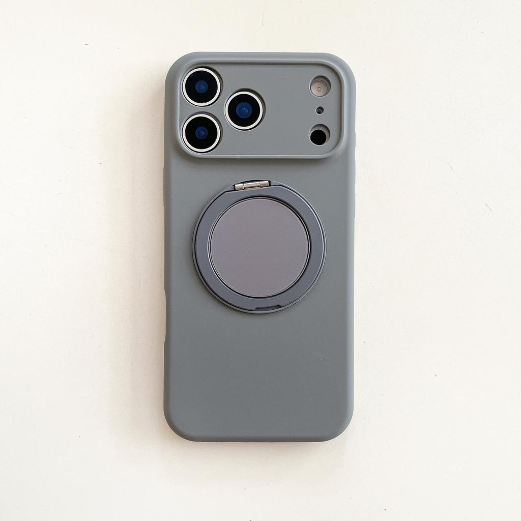 360° Rotating Stand Compatible with IPhone 17, Magnetic Liquid Silicone, 16 Pro Max, Drop-proof 15 Pro Case