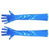 Women Long PU Leather Gloves Evening Party Costume PU Leather Cosplay Dress Accessories Halloween Gift
