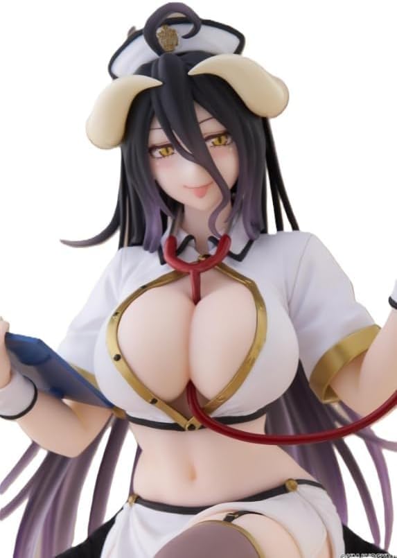 Albedo Desktop Cute Figure Overlord Nurse OVERLORD ALBEDO Figure Approximately 13cm Official Authentic Product Ver.