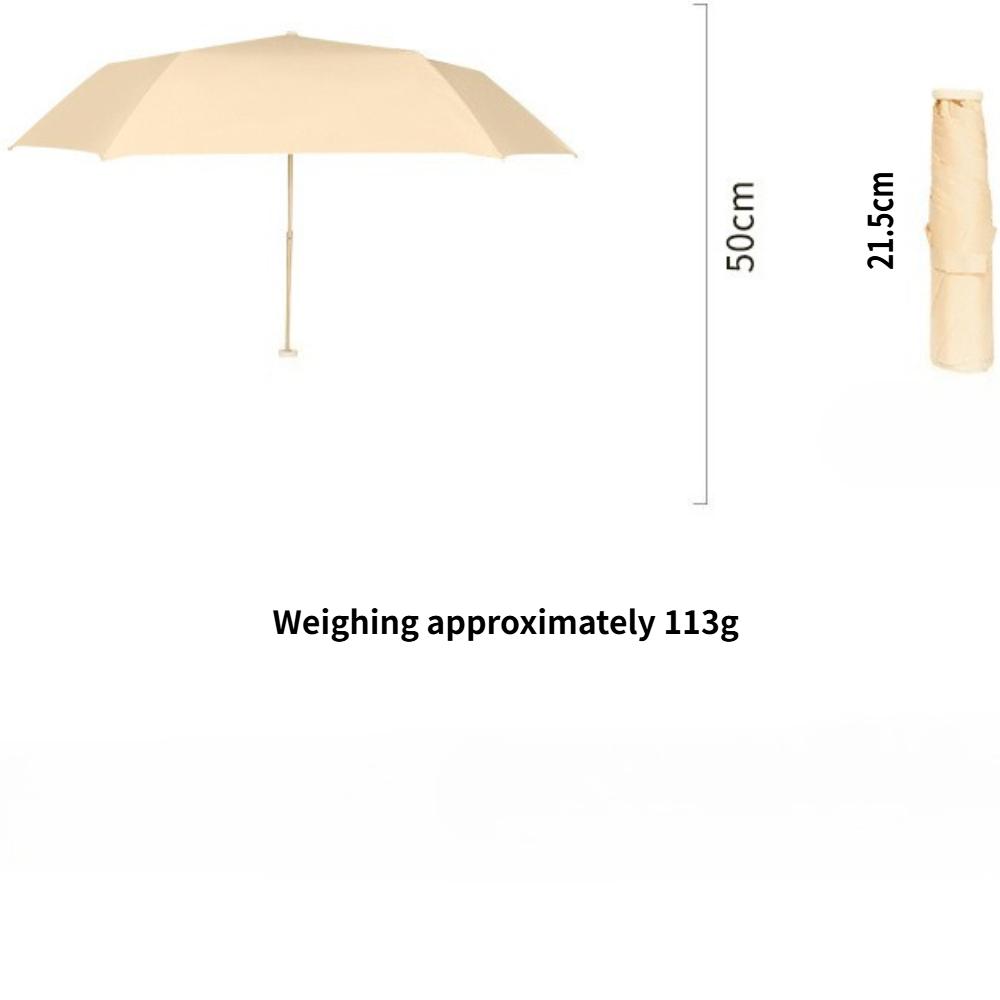 Ultra Light Sun Umbrella Automatic Folding Umbrella UV Resistant and Windproof Umbrella Compact and Portable Rain Gear for Adult