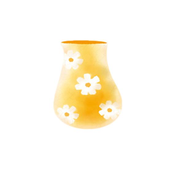 Mini Acrylic Vase Refrigerator Magnet Home Office Kitchen Locker Fridge 3D Miniature Flower Vase Magnetic Decoration Ornament