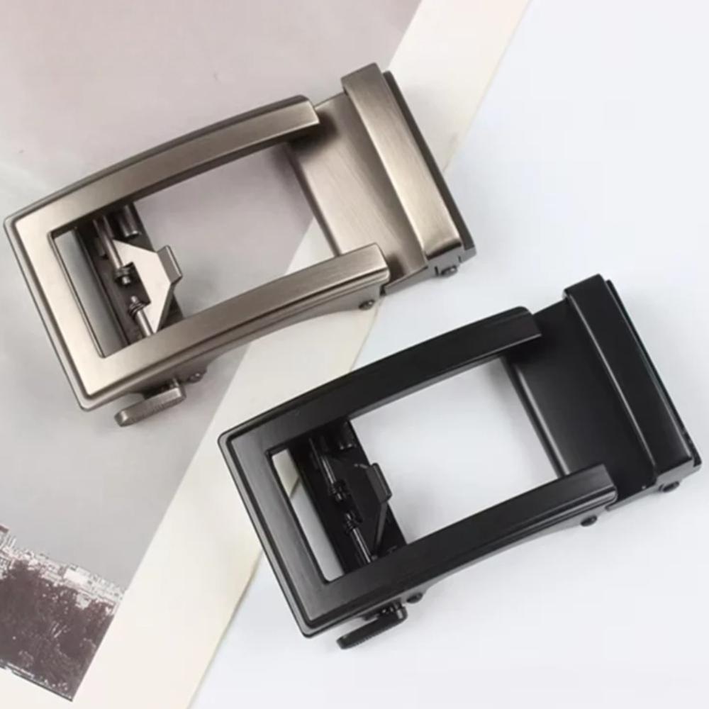 Moderne Automatische Gürtelschnalle für Herren, 3,5 cm Breite, Business & Freizeitstil, Legierung Gürtelschnalle, Perfektes DIY Gürtelzubehör