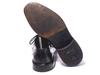 Lloyd Germany Heavy Leather Swirl Moccasin Size 27.5 Black(USED)