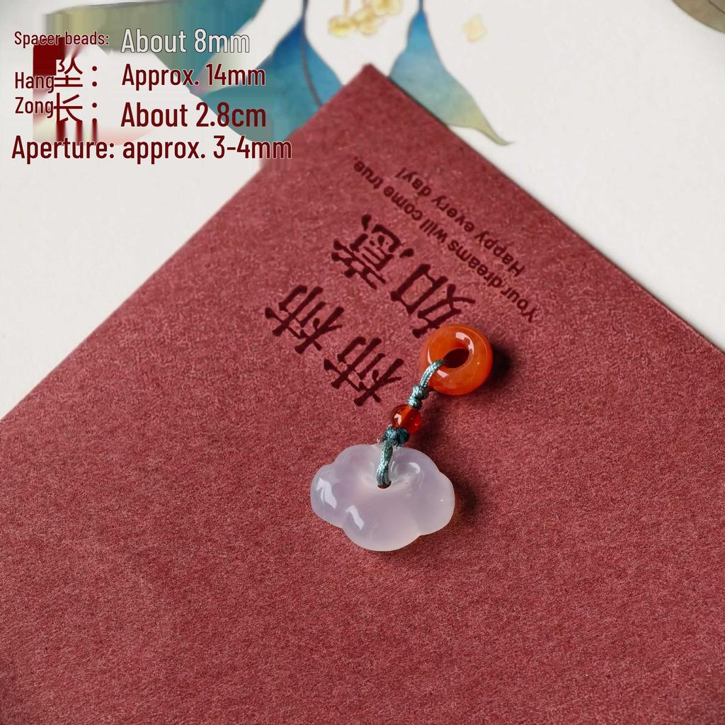 Southern Red Agate & Hetian Jade Beaded Bracelet with Pendant