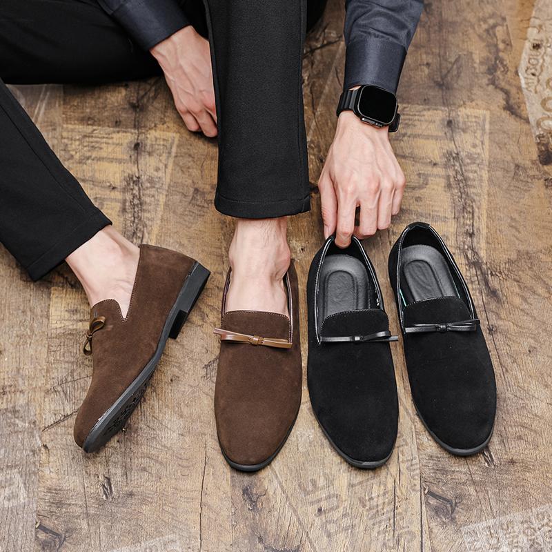 Fashion Leather Shoes Casual Business Shoes for Men Dress Tenis De Hombre Moccasins Mokasin Tenis Caballero Designer