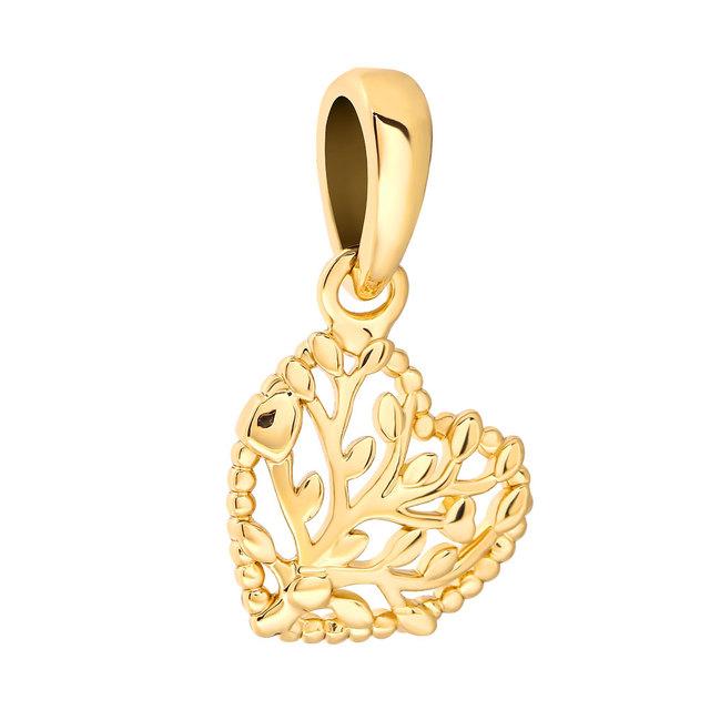 18K Gold Plated Pine Nuts Crown Charm Fit Original Bracelet Shining Bead Diy Women Jewelry Giftcopper Trinket Jewelry Gift