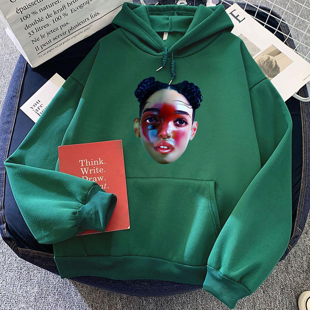 EUSEXUA 2024 New Song Hoodies Singer FKA Twigs Graphic Sweatshirts Ropa De Mujer Sudaderas Women/Men Clothes Round Neck Hoodie