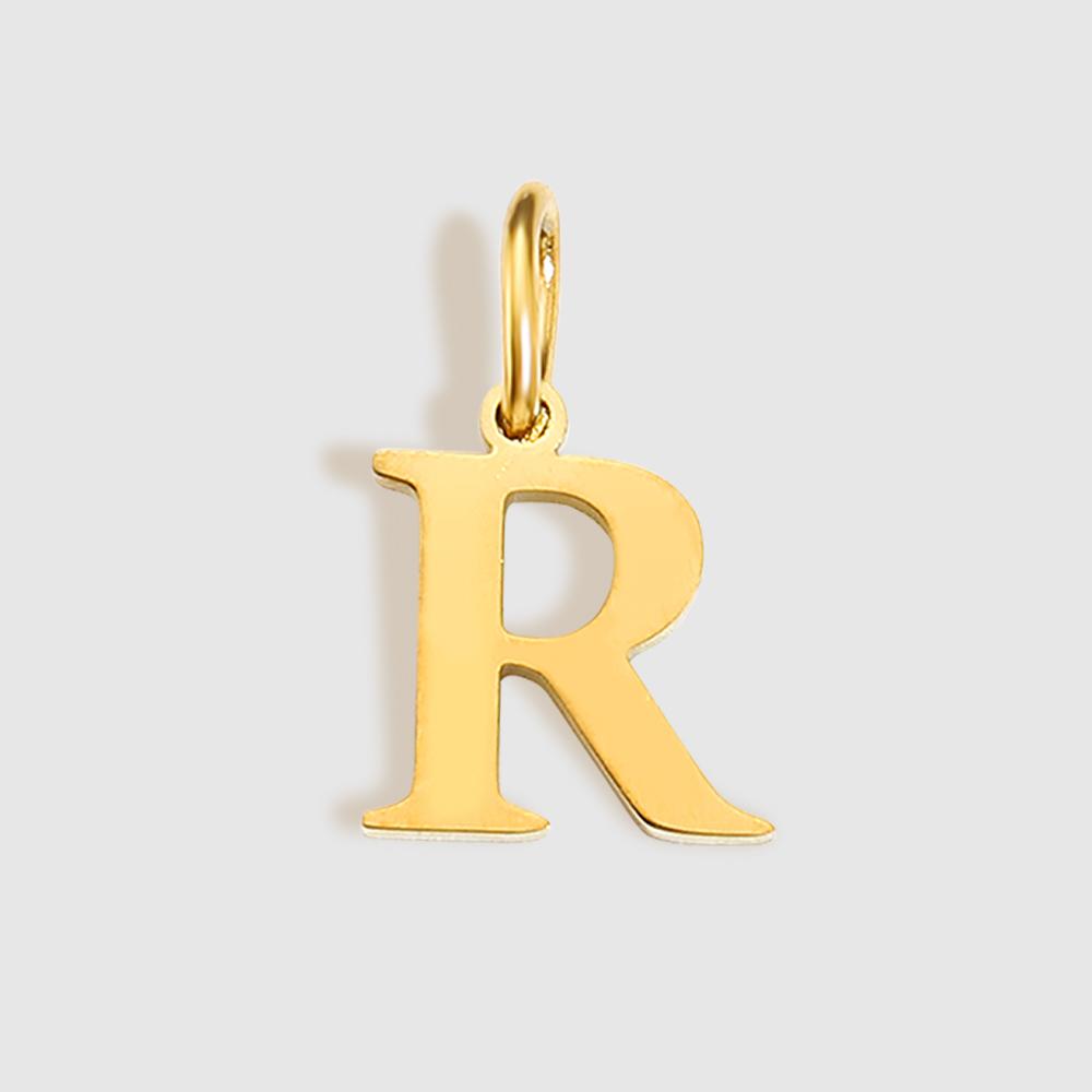 EMANCO Initial Alphabet Pendant Stainless Steel Charms for Making Necklace Minimalism Accessories Women's Jewelry Wholesale