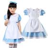 In Alice Wonderland Costume Halloween Maid Kids Lolita Fancy Dress Cosplay