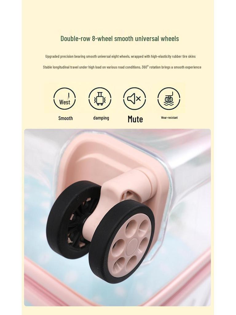 Portable Transparent Pet Travel Suitcase: Breathable, Extra Large for Cats & Dogs