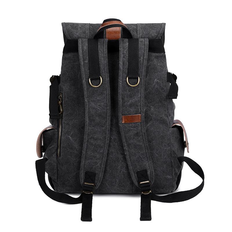 Men'S Casual Backpack, Trendy Universal Canvas Backpack, Student Casual Schoolbag Outdoor