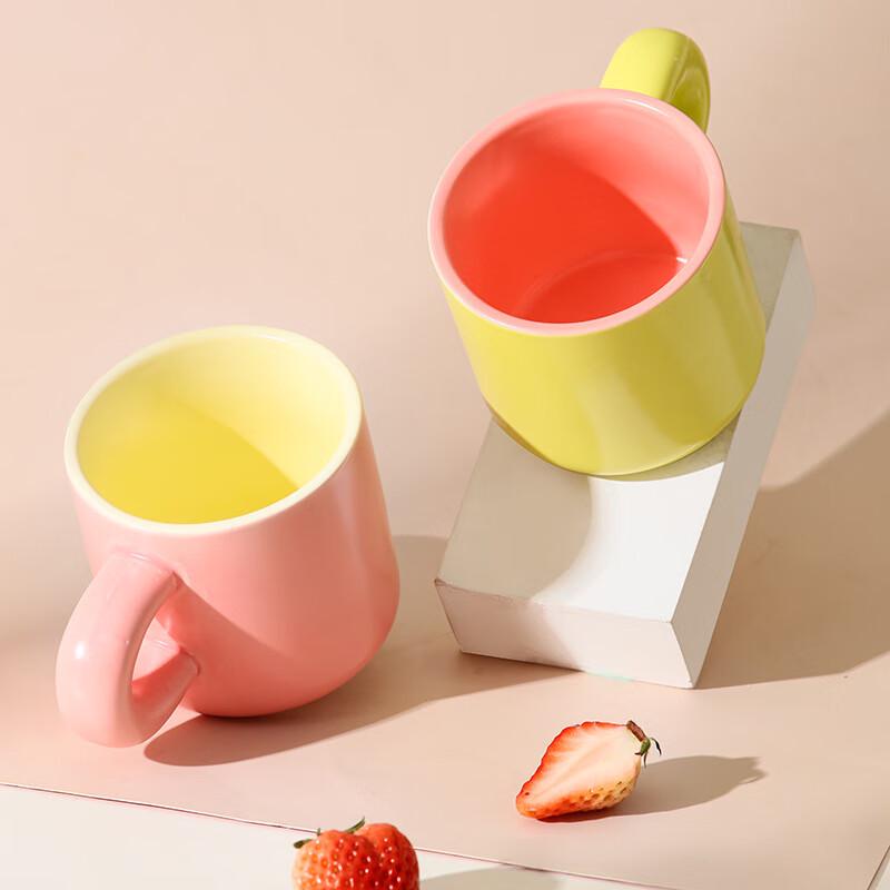 Deouxingguang Color-block Ceramic Mug