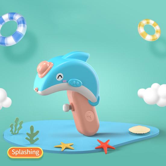 Cartoon Animal Mini Water Squirter for Kids Manual Squeeze Toy for Pool Beach Outdoor Play Fun Summer Bath Gift for Toddlers Children