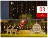 LED Christmas Deer and Cart Outdoor Decorative Lights