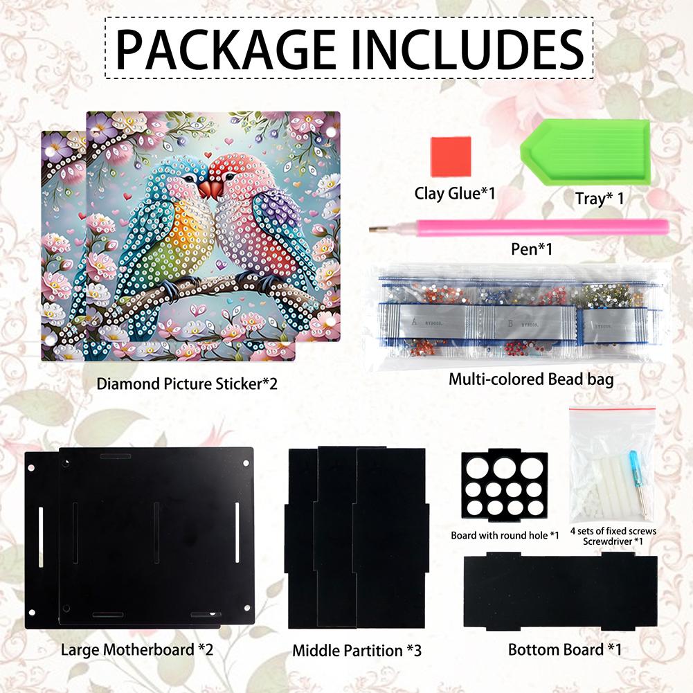DIY Diamond Painting Kit Special Shape Diamond Pen Container Office Supplies Storage Box Diamond Painting Storage for Desk