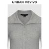 UR Women's Faux Two-Piece Color-Block Slim Short Shirt