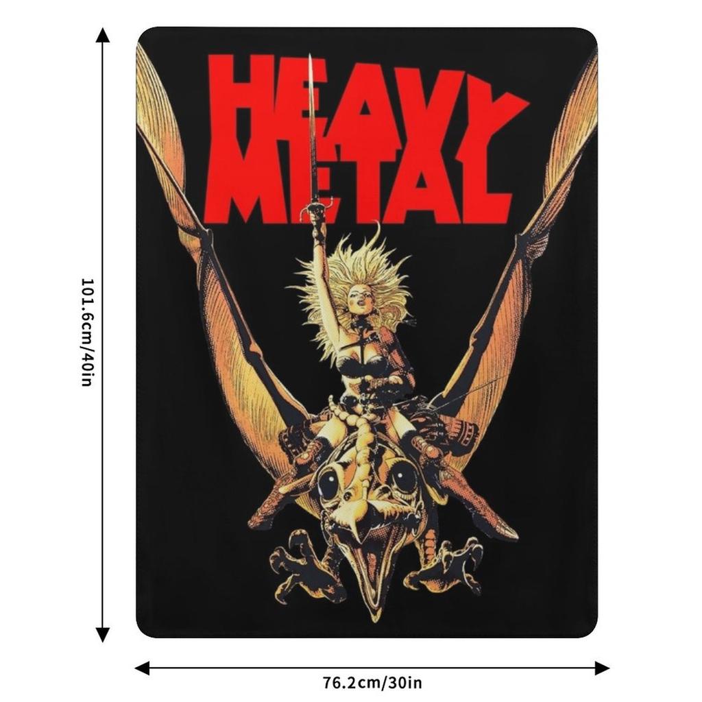 Heavy Metal Throw Blanket Warm Comfortable Blanket for Office Napping