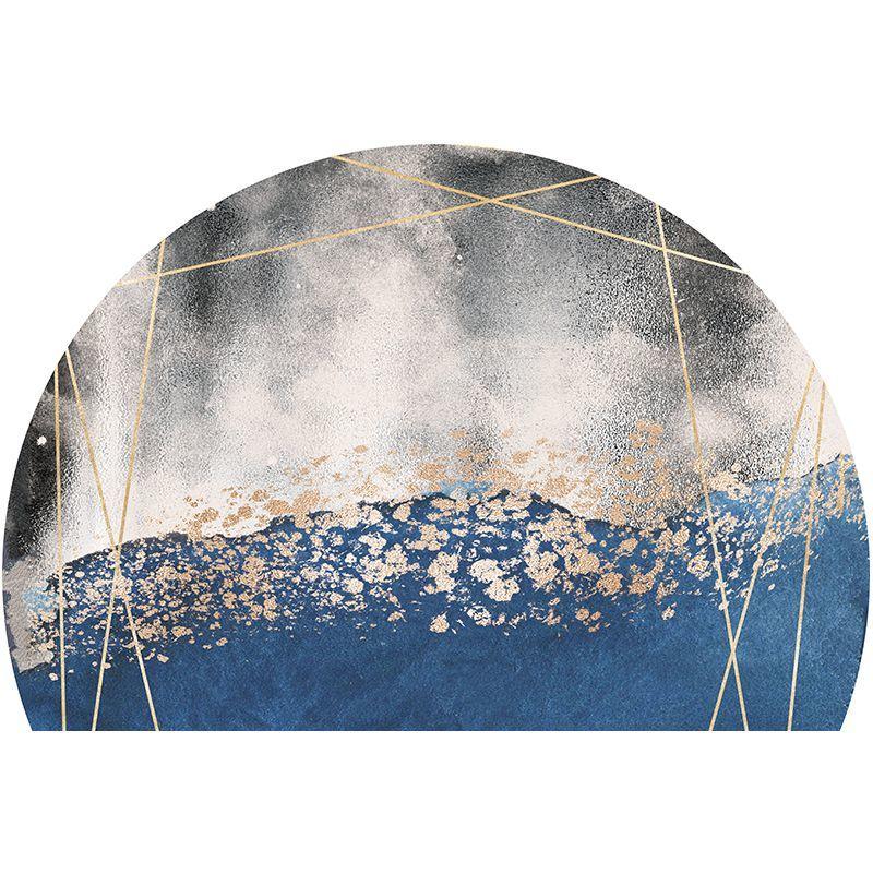 Semi Circular Floor Mat Entrance Door Mat Nordic Minimalist Entrance Carpet Bathroom Anti Slip Mat