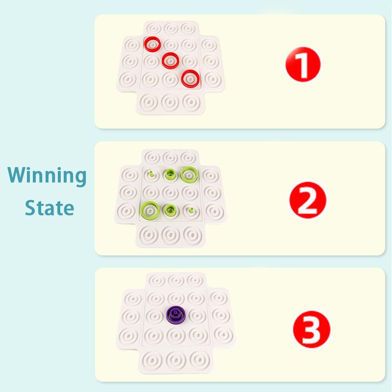 Kid Strategy Game Toy Ferrule Parent -Child Interaction Leisure Board Game Logical Thinking Training Puzzle Game Toy For Children