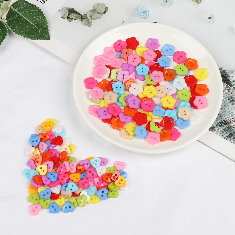 Kunststoff Scrapbooking Dekorative Bekleidung Nähknöpfe DIY Zubehör Handwerks Schnallen
