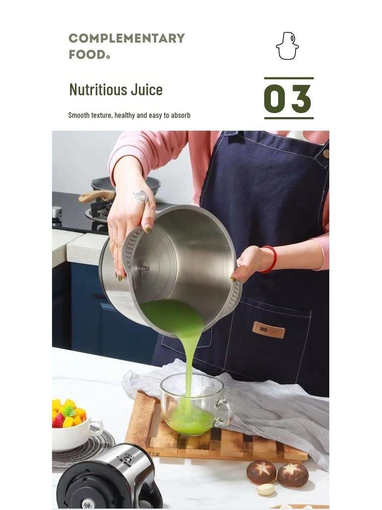 5L Large Capacity Stainless Steel Multi-Blade Electric Meat Grinder for Home or Commercial Use