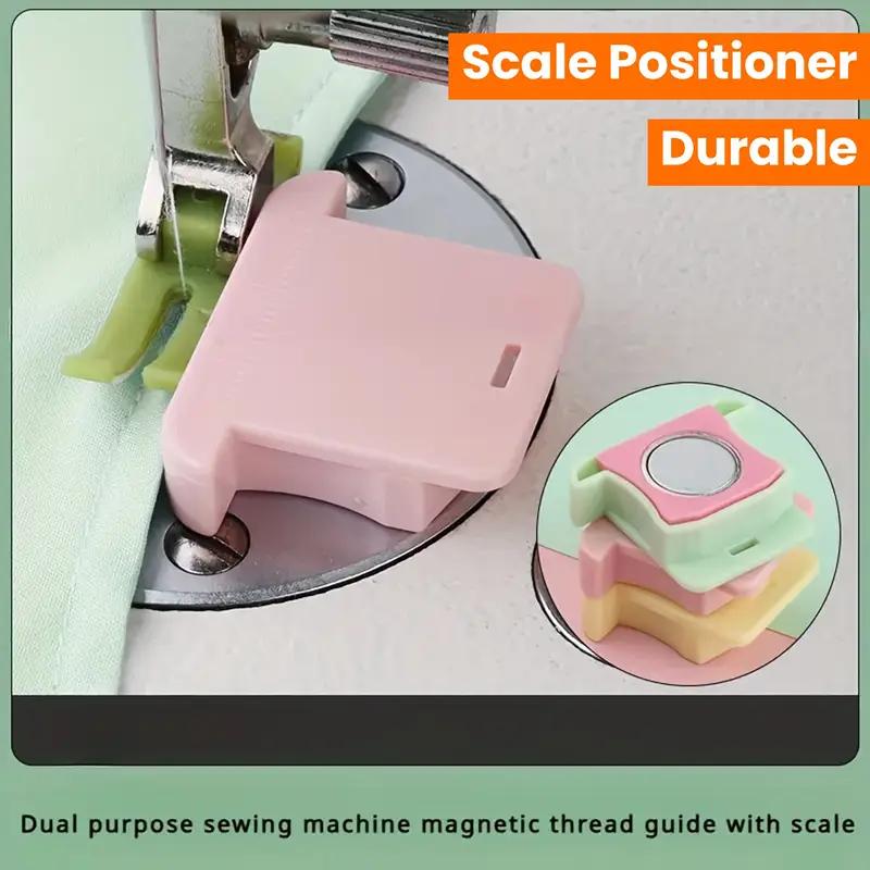 Colorful Adjustable Magnetic Sewing Machine Guide with Non-slip Cover and Scale Positioner