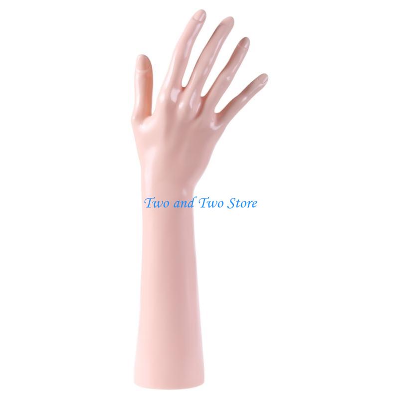 HX6F Art Fake Model Watch Ring Bracelet Gloves Stand Display Mannequin Hand