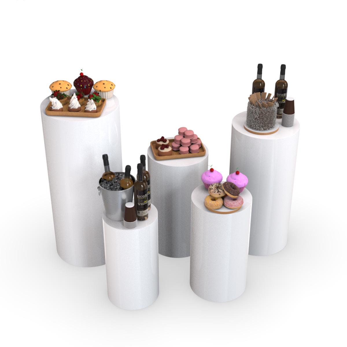 

Акриловая прозрачная круглая подставка для свадебного торта и десертов