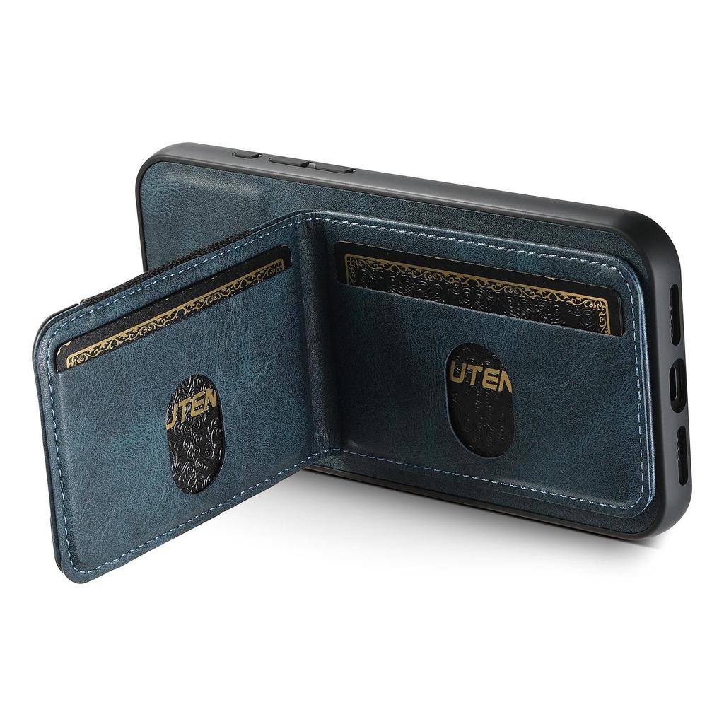 Universal Leather Phone Case with Card Holder & Stand for Apple, Google, Samsung