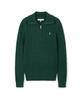 USPOLOASSN Cable Half-Zip Knit_Deep Green
