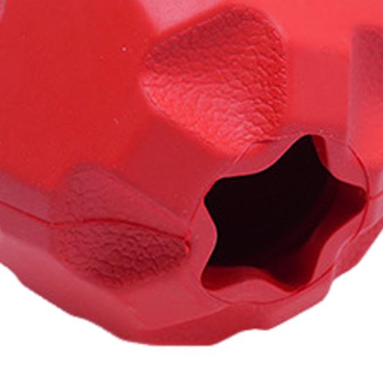 Treat Dispensing Ball Toy Interactive Puzzle Slow Feeder for Large Dogs Rubber Ball Dog Chew Toy for Aggressive Chewers
