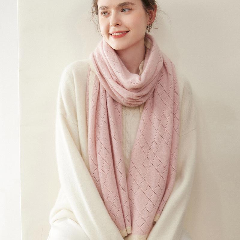 Women s 100% Pure Cashmere Scarf - Warm, Versatile, and Stylish for Autumn and Winter.