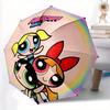 1pc Powerpuff Girls Auto Cute Umbrella 8-Bone Design Compact Gear for Outdoor Travel, Perfect Gift for Friends or Family Y280828185