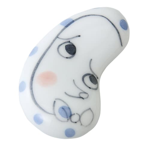 Saikai Pottery (Saikaitoki) Hasami Ware Hyottoko Chopstick Rest 45725