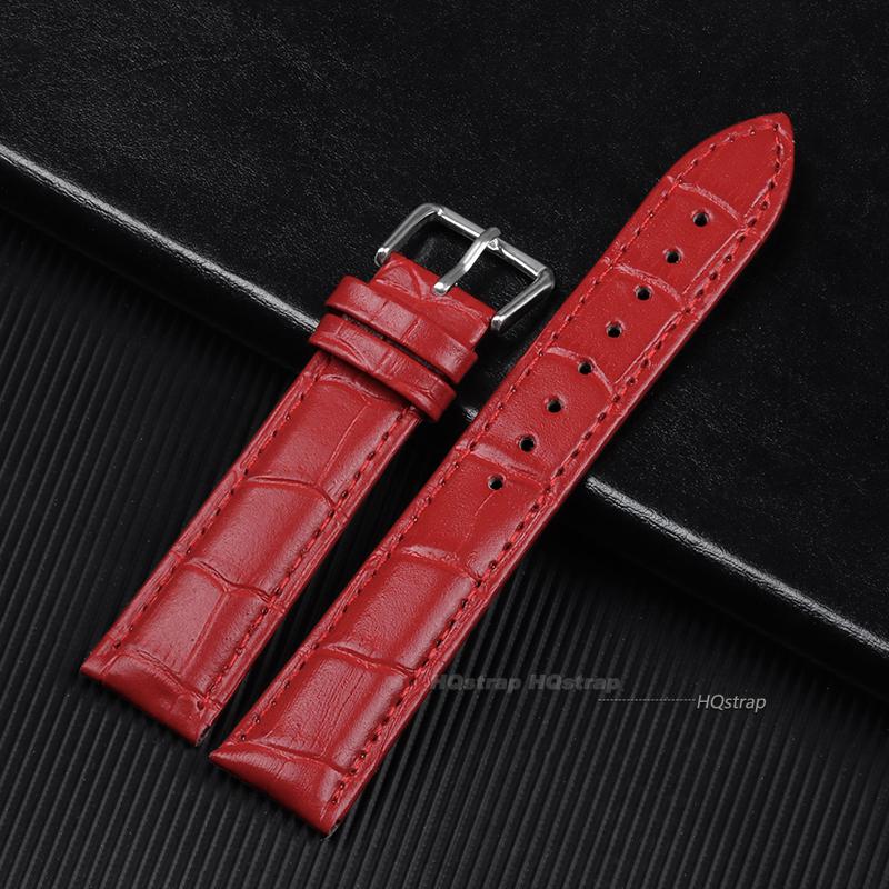 Cinturino per Orologio in Pelle di Vacchetta 10 12 14 16 19 21 18mm 20mm 22mm 24mm Fibbia ad Ardiglione per Orologio Cinturino Morbido per Orologio da Polso Braccialetto con Strumento