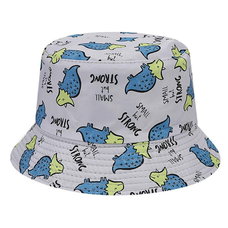 Baby Bucket hat 2-5 Years Old Children Cartoon Infant cap Boys Girls Hat Sun Protection Breathable Cute Shade Basin hat