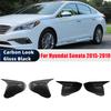 For Hyundai Sonata 2015 2016 2017 2018 Car Rearview Side Mirror Cover Wing Cap Exterior Door Housing Shell ABS Trim