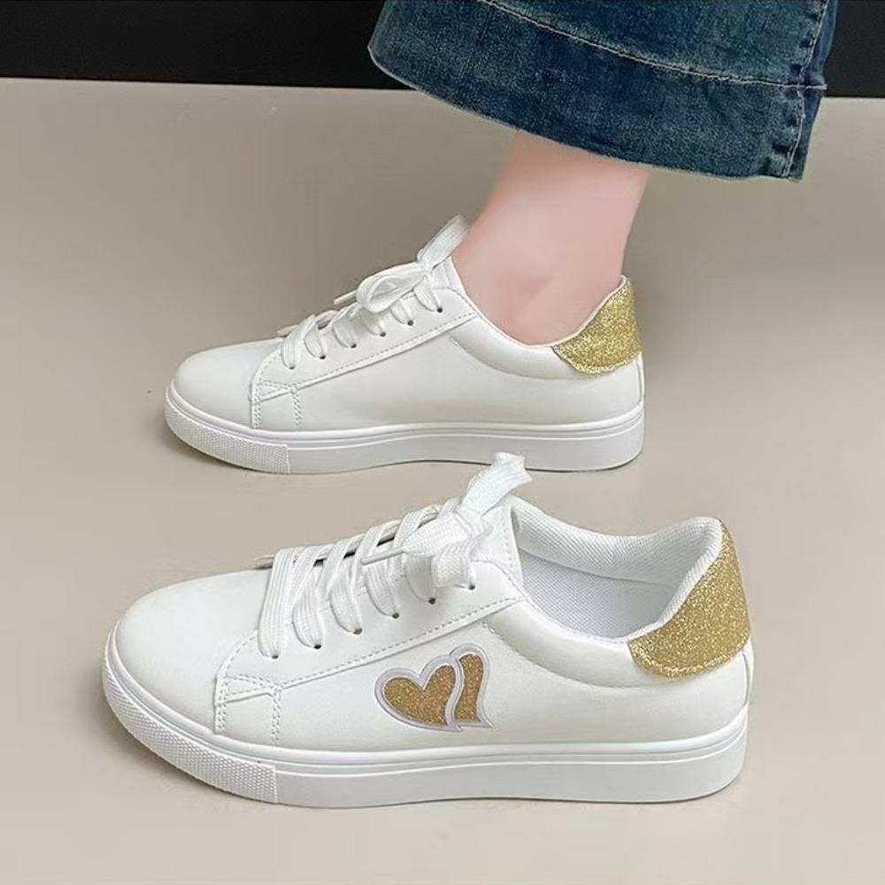 

Women s Sneakers Fashion Breathable Flat Shoes Woman Soft Sole Walking Vulcanized Shoes Women Casual Comfortable Sneaker 35 золотой