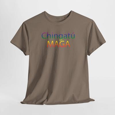 Chingatú MAGA, Anti LGBTQ+, Trump, Odio, Maglietta Unisex in Cotone Pesante Chingatu MAGA