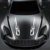Univerzální pruhová nálepka na kapotu auta Plamen Vzor Závodní Sportovní Auto Karoserie Nárazník Vinyl Modifikované DIY Auto Dekorace Příslušenství