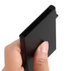 Hand-Push Aluminum Card Holder: Anti-Theft RFID Blocking, Anti-Degaussing, Automatic Pop-Up Credit Card Sleeve