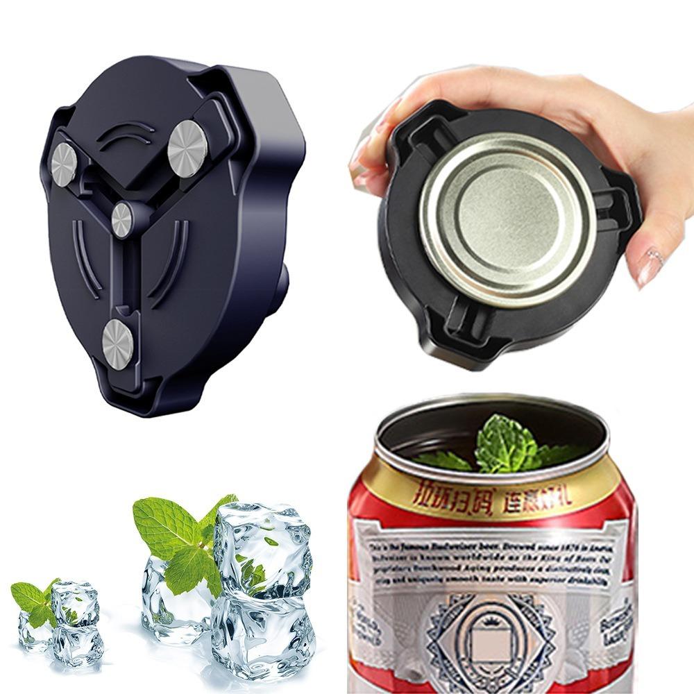 Rotating Design Screw Can Opener Manual Bottle Lid Open Device Jar Lid Opening Tool  Weak Hand