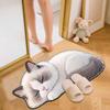 Tappetino da Bagno in Terra Diatomacea a Forma di Gatto Cartone Animato, Assorbente Acqua Antiscivolo Resistente all'Usura Zerbino per Bagno Ingresso WC