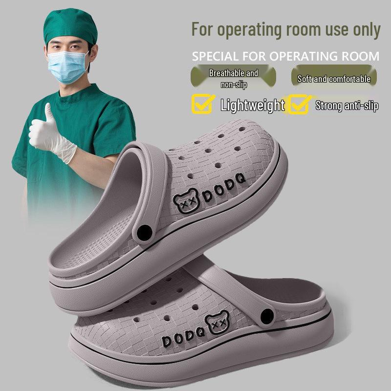 Spring/Summer Couple's One-Piece EVA Shoes: Comfortable, Casual, Puff Design, Non-Slip Sole.