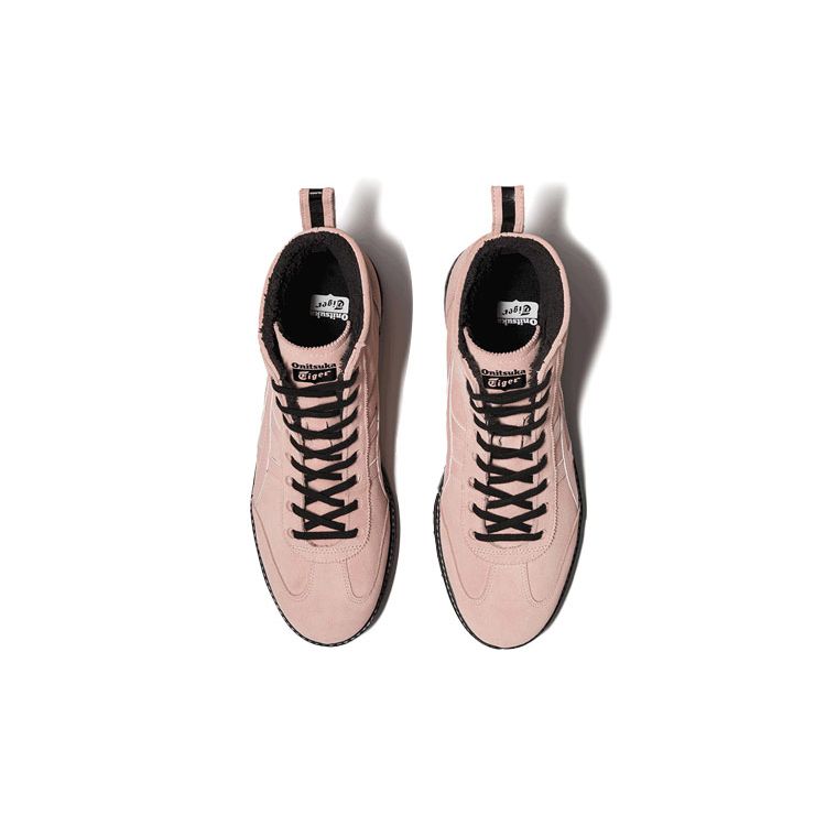 ONITSUKA TIGER Rinkan Boot Synthetic Leather Non-Slip Warm Durable High-Top Skate Shoes Unisex Boots Pink 1183B407-700