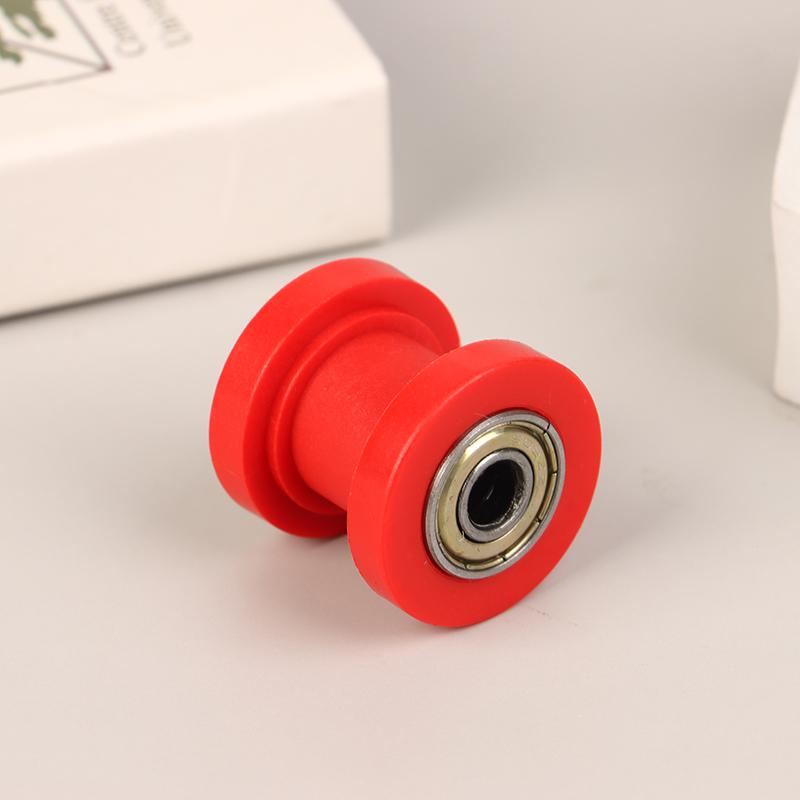 8mm reťazový valčekový posúvač napinák koleso napinák vodítko reťazový valčekový kladkový blok pre motocykel motokros dirt bike